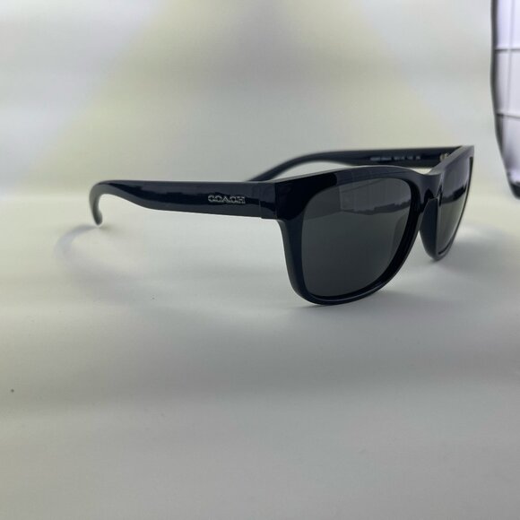 Black Coach Square Frame Sunglasses - Picture 6 of 11